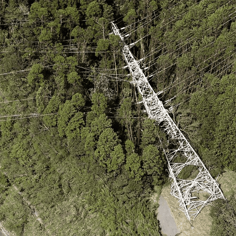 守护电网位移感知北斗输配电杆塔倾斜在线监测预警