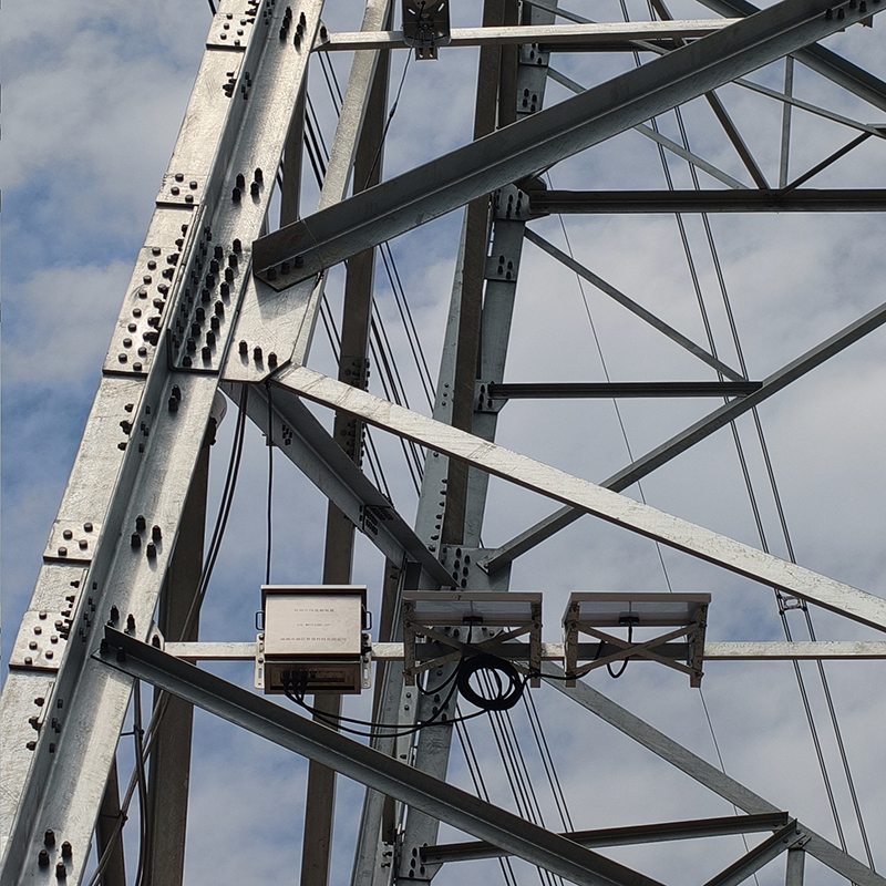 2025.07.25 输电线路塔杆倾斜在线监测装置 安装案例