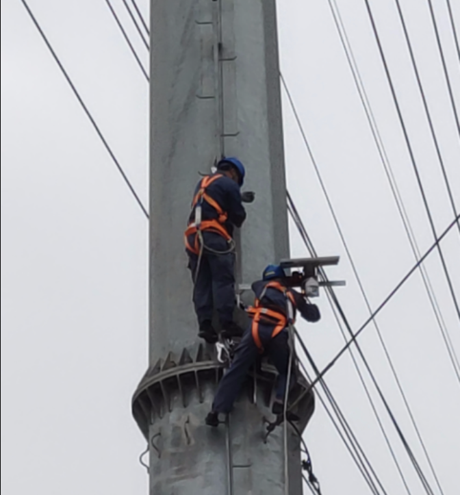 2023.5.9架空线路图像视频监测装置（简易球机） 安装案例