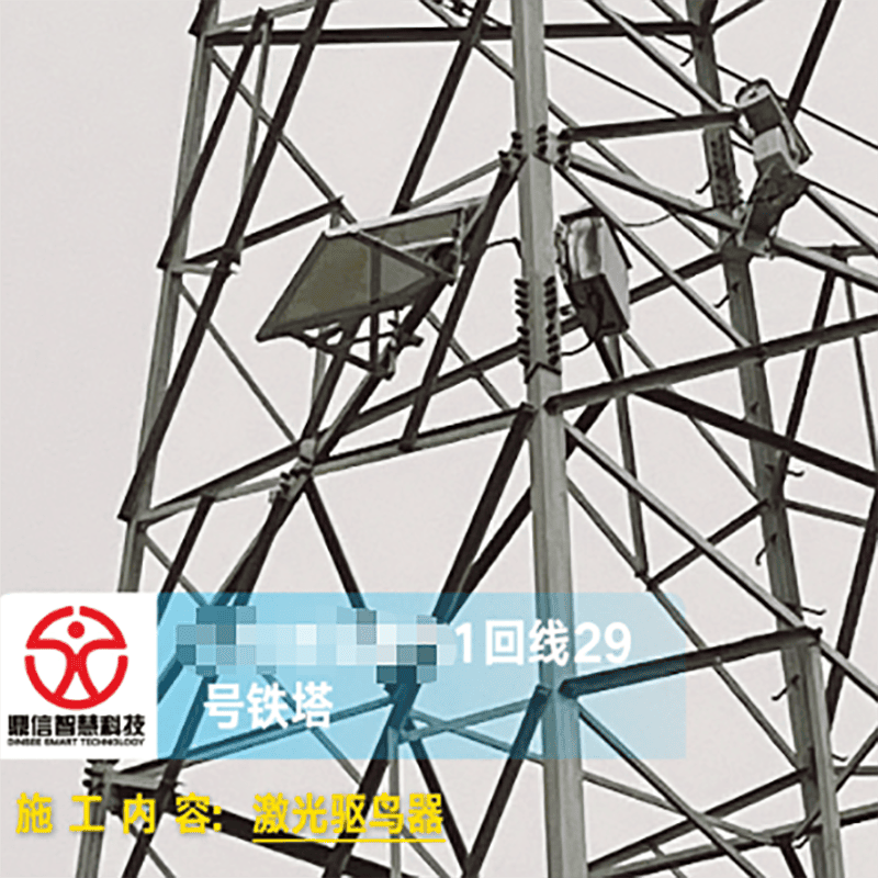 激光驱鸟器上塔，新型智能手段全力治理电网鸟害问题