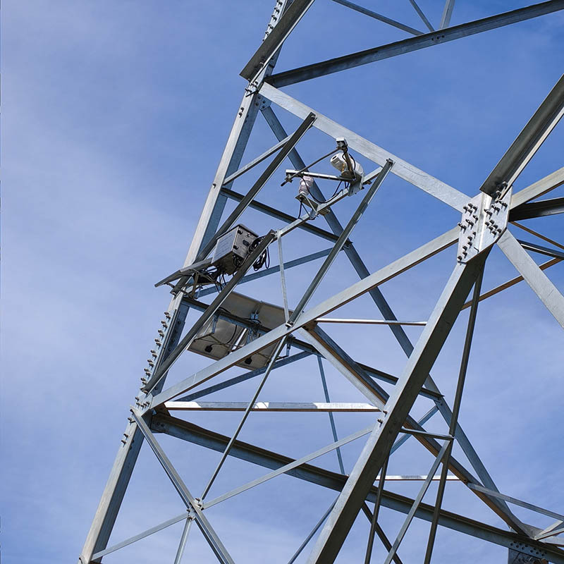 2025.08.11 输电线路等值覆冰在线监测装置 安装案例