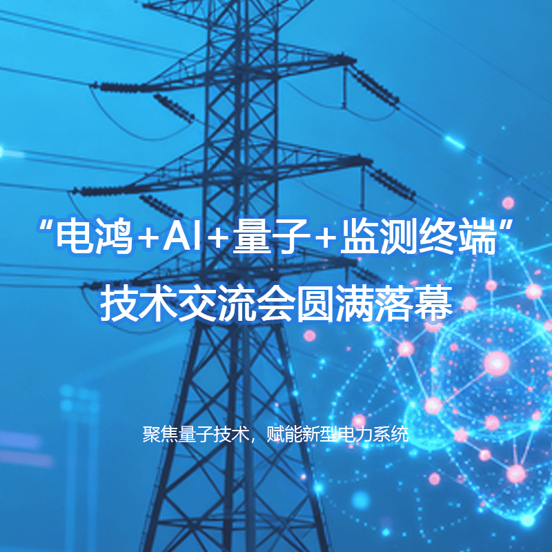 共探量子技术赋能智慧电网，“电鸿+AI+量子+监测终端”技术交流会圆满落幕