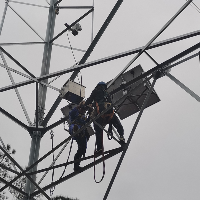 2024.01.22 输电线路图像视频监测装置(简易球机) 安装案例