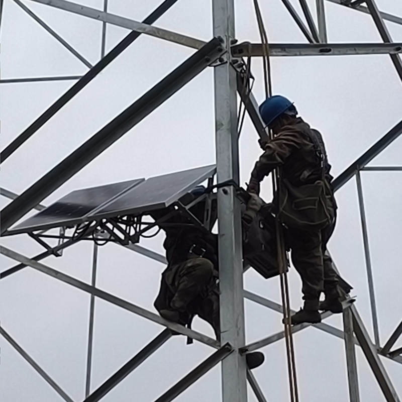 2024.12.10 输电线路分布式故障定位监测装置 安装案例