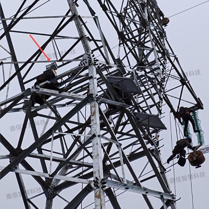 春季异物隐患?输电线路图像视频在线监测装置“电子眼”360°转动实现精细巡线