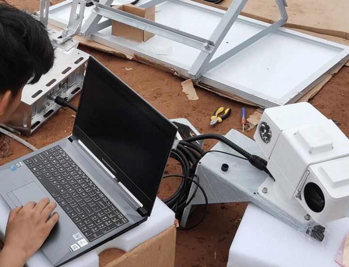 电线路高清视频监控设备,密集通道上的安全卫士