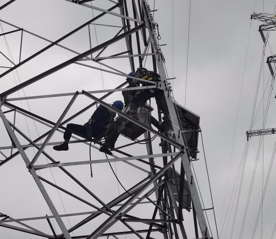 2023.4.12输电线路图像视频监测装置(AI球机)工程安装案例