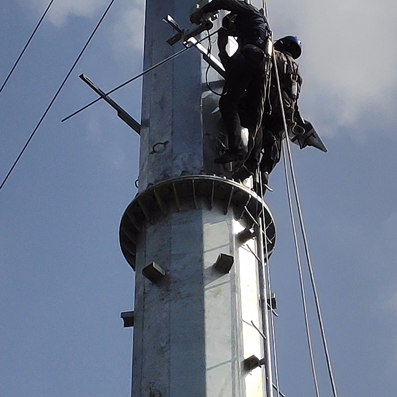 2024.01.18 输电线路图像在线监测系统(双光球机) 设备安装案例