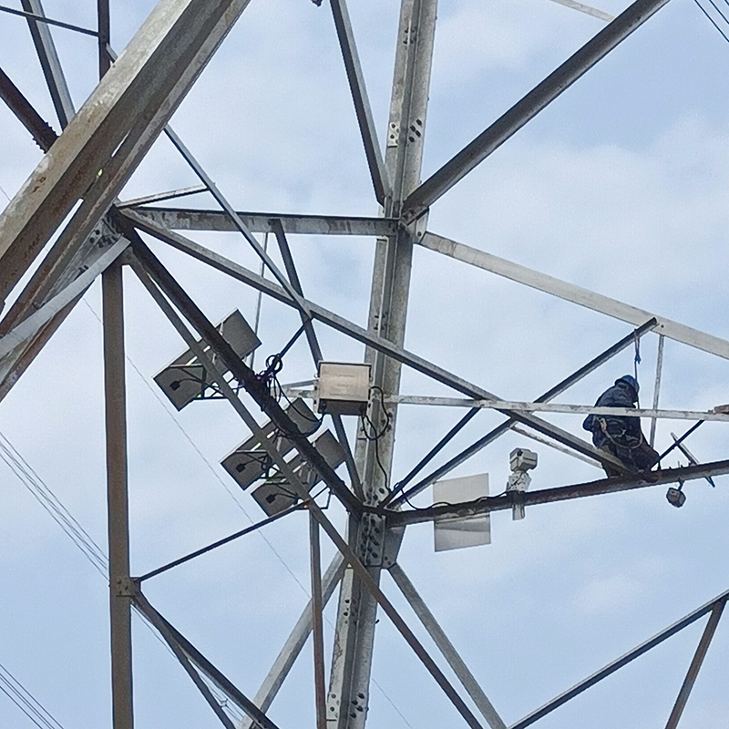 2023.11.30 架空线路图像视频监测装置（双光球机） 设备安装案例