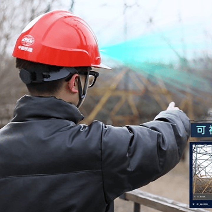 北斗高精度智能安全帽,“雙向預(yù)警”保障施工安全