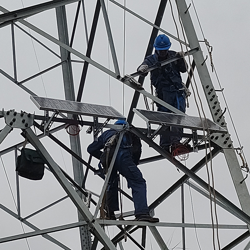 2024.02.28 Transmission line image online monitoring system (dual optical dome) Installation case
