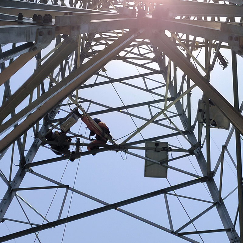 2024.5.14 输电线路图像视频监测装置（综合球机）  设备安装案例