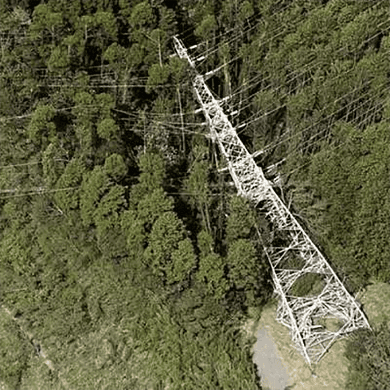 Bolt monitoring device to detect early warning of loose and deformed power towers