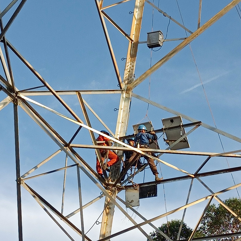 2024.08.27 架空线路图像在线监测（双光球机） 设备安装案例