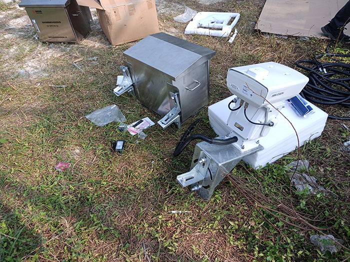 清明防山火 齐力保供电,输电架空线路防山火在线监测装置