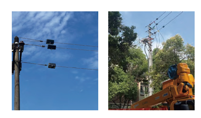 Lock the power line fault point, see traveling wave ranging fault location device